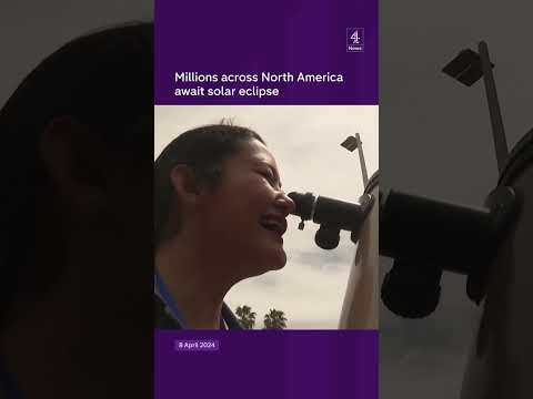 Millions across North America await solar eclipse