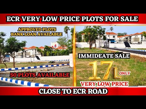 Chennai - ECR 17L Low Budget Plots For Sale | Price | 50 Plots Available | #ecrland #ecrplots #ecr