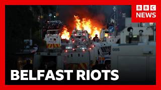 Thumbnail for the video "Police vow 'robust' response to Northern Ireland riots | BBC News" from BBC News