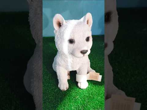 犬のオブジェ