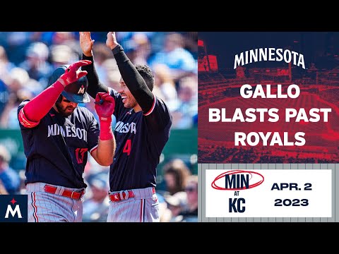 Twins vs. Royals Game Highlights (4/2/23) | MLB Highlights video clip