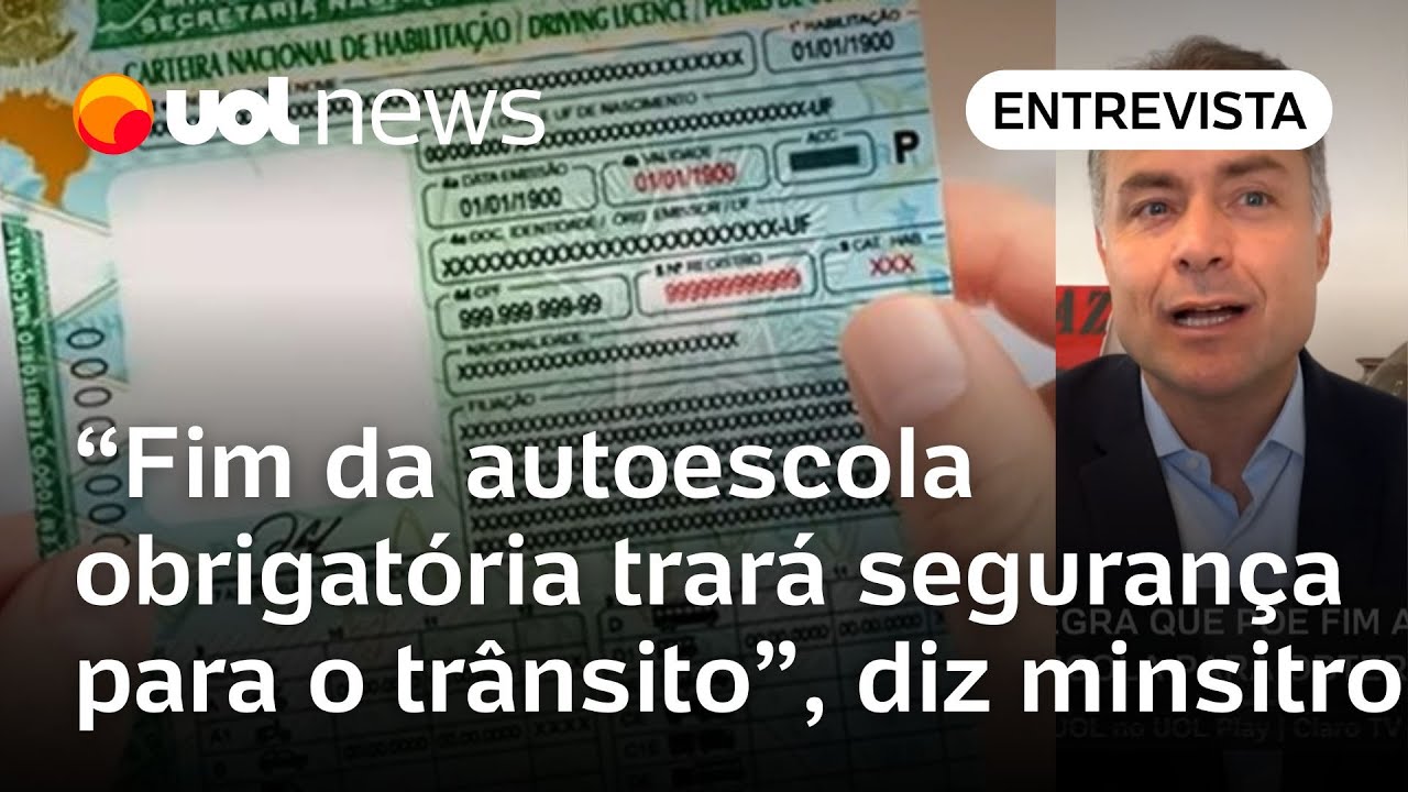 CNH Contran aprova fim das aulas obrigatórias Trará mais segurança para o trânsito diz ministro