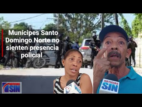 Munícipes Santo Domingo Norte  no sienten presencia policial