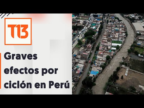 Más de 12 mil damnificados por paso de ciclón Yaku en Perú