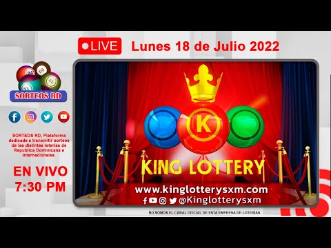 King Lottery SXM EN VIVO ? Resultados Lunes 18 de Julio 2022 - 07:30 PM
