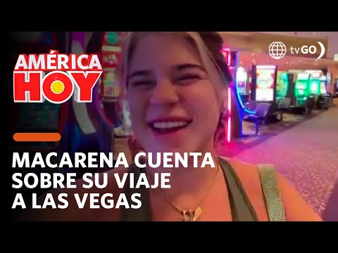América Hoy: Macarena Vélez nos da detalles de su viaje a Las Vegas (HOY)