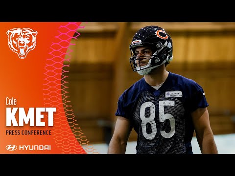 Cole Kmet on his contract extension: 'I'm honored to be here and ready to get going' | Chicago Bears video clip