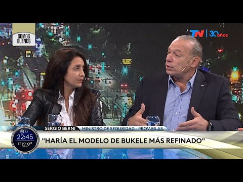 Haría el modelo de Bukele pero más refinado Sergio Berni, ministro de Seguridad de Buenos Aires