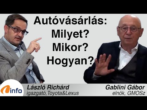 Autóvásárlás: milyet, mikor, hogyan? Gablini Gábor és László Richárd, Inforádió, Aréna