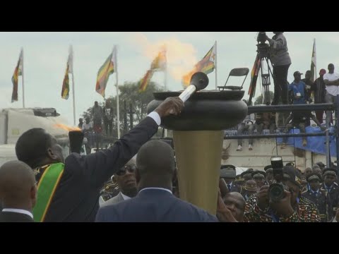 Zimbabwe: le président Mnangagwa célèbre le 43e anniversaire de l'indépendance | AFP Images