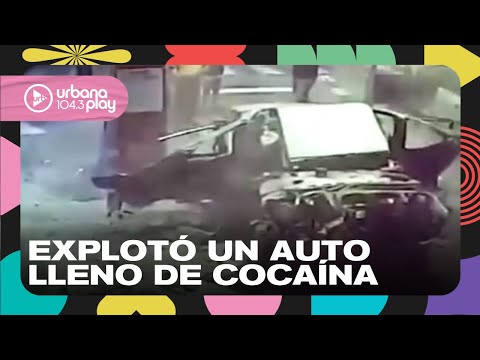 Explotó un auto lleno de cocaína #TodoPasa