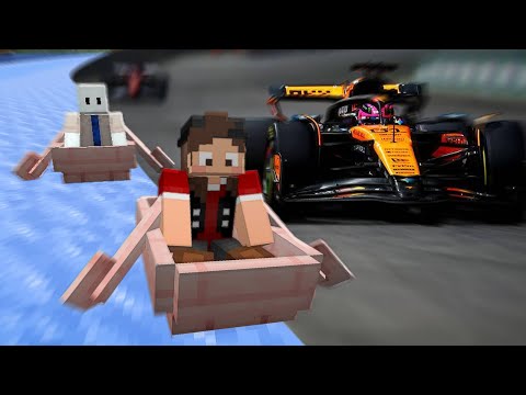 Joguei FORMULA 1 no Minecraft PELA PRIMEIRA VEZ