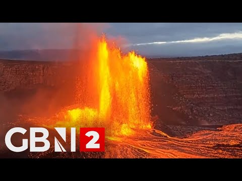WATCH LIVE: Kīlauea volcano in Hawaii erupts spectacularly