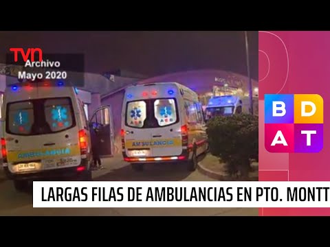 Reportan largas filas de ambulancias en el Hospital de Puerto Montt | Buenos días a todos