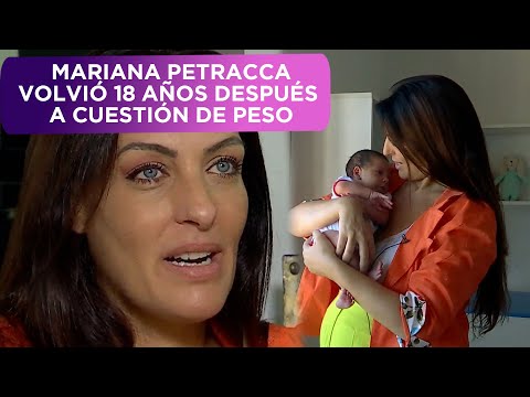 A 18 años de participar en Cuestión de peso, Mariana Petracca presentó a su bebé: Fue muy buscado