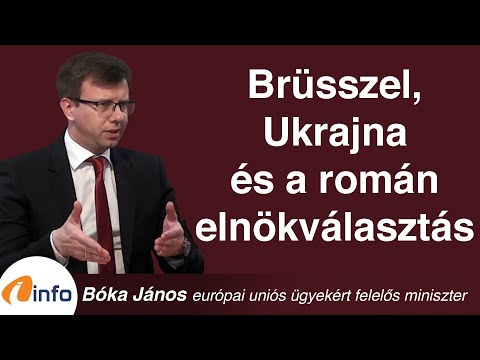 Brüsszel, Ukrajna és a román elnökválasztás. Bóka János, Inforádió, Aréna