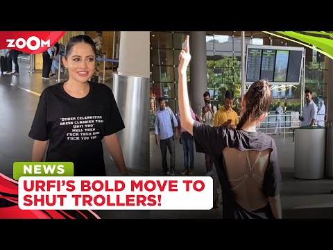 Urfi Javed’s BOLD action at the airport to SHUT trollers!