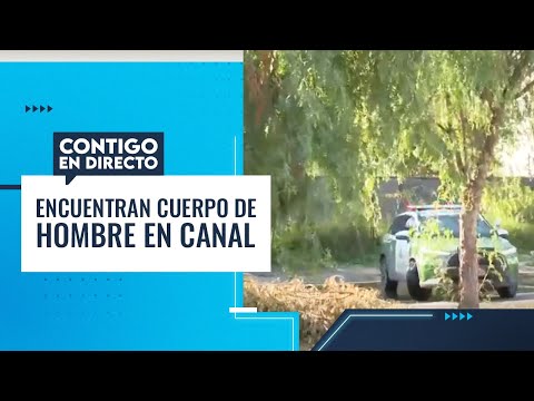 Encontraron cuerpo de hombre en canal Santa Marta - Contigo en Directo