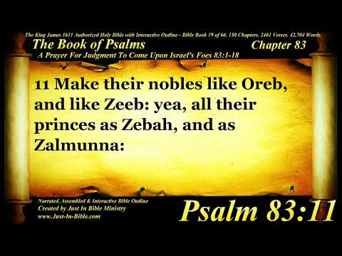 Psalm 83 | Bible Book 19 | The Book of Psalms Holy Bible Audio Text KJV Read Along Bible