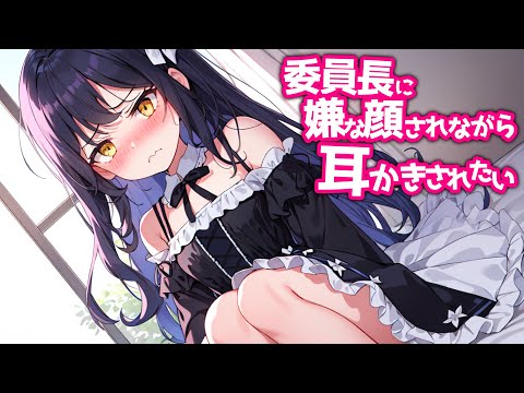 【KU100高音圧・耳かき】委員長に嫌な顔されながら耳かきさせたい【ASMRシチュエーション生配信・立体音響】