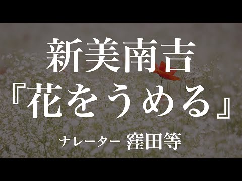 『花をうめる』作：新美南吉　朗読：窪田等　作業用BGMや睡眠導入 おやすみ前 教養にも 本好き 青空文庫