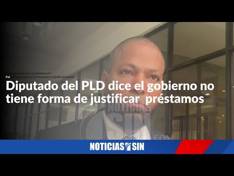 Diputado del PLD dice el gobierno no tiene forma de justificar préstamos