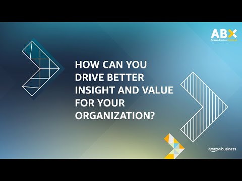 amazon.co.uk & Amazon Discount Codes video: ABX 2020/Day 2/How can you drive better insight and value for your organization?