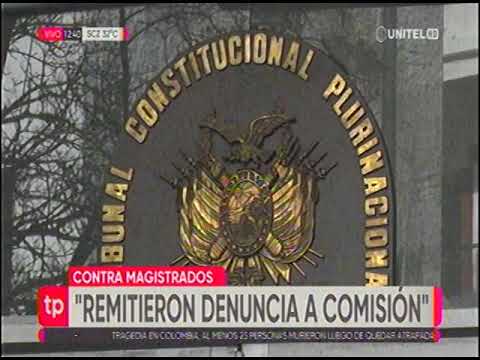 13012024   MARTIN CAMACHO   REMITIERON DENUNCIA CONTRA MAGISTRADOS A COMISION DE DIPUTADOS   UNITEL
