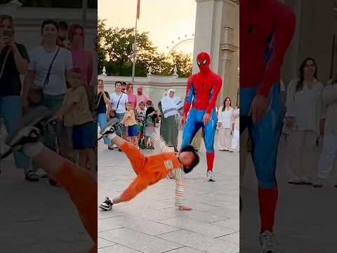 A boy from China surprised superheroes😱 #spiderman