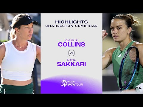 Maria Sakkari vs. Danielle Collins | 2024 Charleston Semifinal | WTA Match Highlights