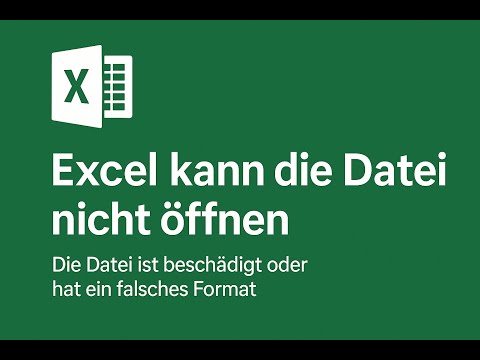 Excel Datei lässt sich nicht öffnen? 6 schnelle Lösungen!