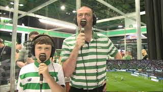 Celtic TV Fan Commentary at Celtic FC Festival! Audhan and Laurence McPolin