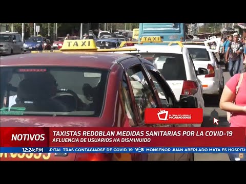 Taxistas redoblan medidas sanitarias en Managua
