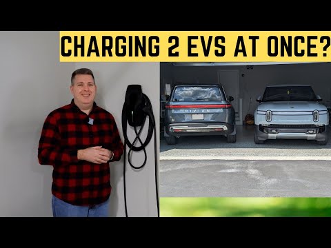 2 EV Chargers At Home?  Here is how we did it!