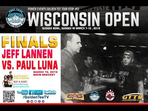 GTTV -🏆 PEGT WISCONSIN OPEN - FINALS - Jeff Lannen vs. Paul Luna