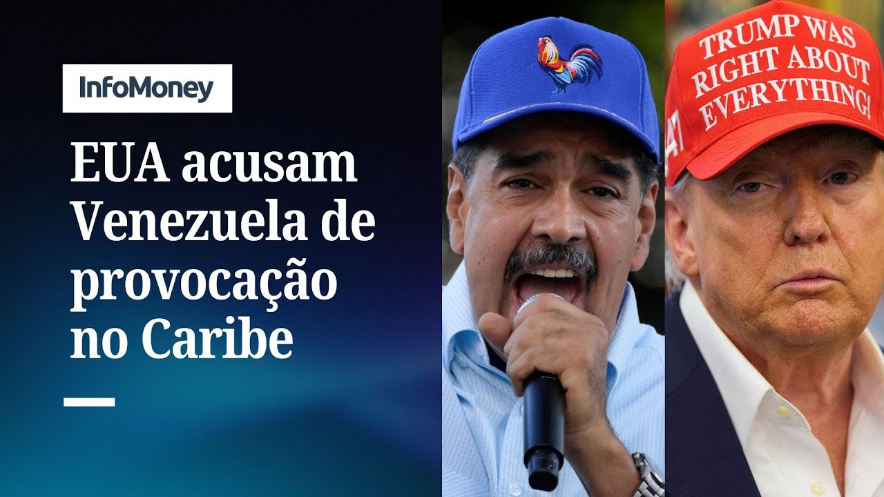 Caças venezuelanos sobrevoam navio americano e EUA falam em provocação | InfoMoney News
