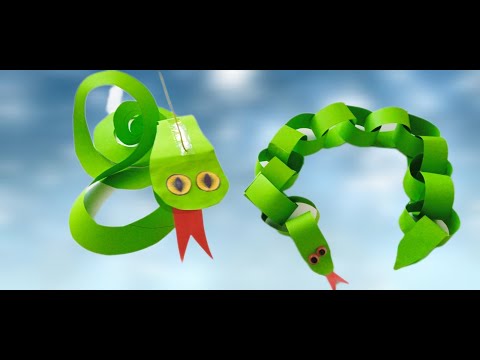 EASY DIY/Символ року 2025- змія з паперу/New Year 2025 of the snake decorations.