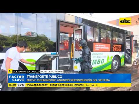 Transporte público: Nuevo ministro anunció reconversión del sistema