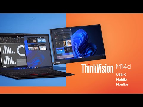 Lenovo ThinkVision M14d Mobile Monitor –Enhance Your Workflow On-the-go