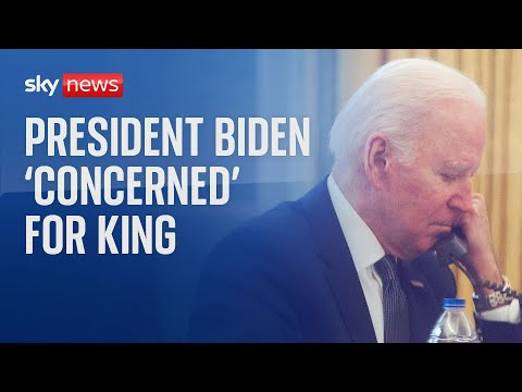 President Biden has expressed his 'concern for the King'