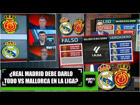 LA LIGA. REAL MADRID dejará puntos ante el MALLORCA. Piensan en CHAMPIONS vs Man City | ESPN FC
