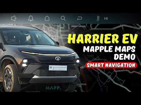 Harrier EV Mapple Maps Demo – Smart Navigation 🧭⚡#electricvehicletalks #harrierev #mapple