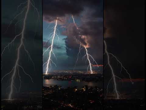 Slow motion of thundering #phonk #phonkmusic #slowed #nature