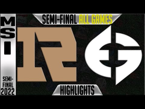 RNG vs EG Highlights ALL GAMES | MSI 2022 Semi-final | Royal Never Give Up vs Evil Geniuses