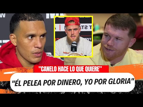 DAVID BENAVIDEZ RESPONDE CÓMO SE SENTIRÍA SI CANELO DECIDE PELEAR CON JAKE PAUL ANTES QUE CONTRA ÉL