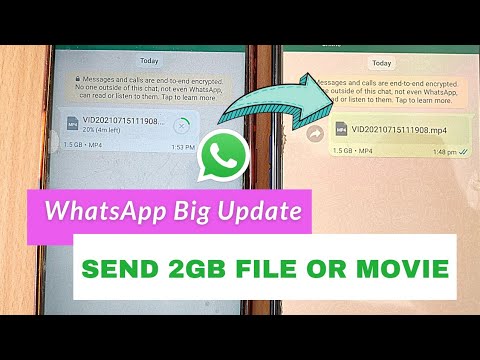 Whatsapp Big Update - How to Send Up to 2GB Large File On Whatsapp