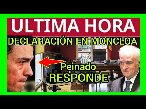 SÁNCHEZ - DECLARACIÓN EN MONCLOA - ESPOSO