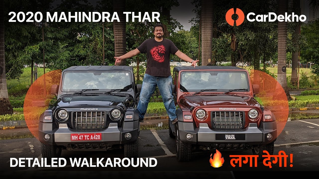 Mahindra Thar 2020: MOST Detailed Walkaround (हिन्दी) 🔥 | Next-level Machine! | CarDekho.com