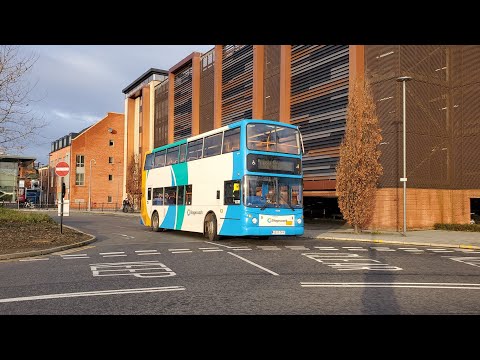 Buses at Lincoln Central Bus Station & Market Rasen Market Place (20/12/2023)