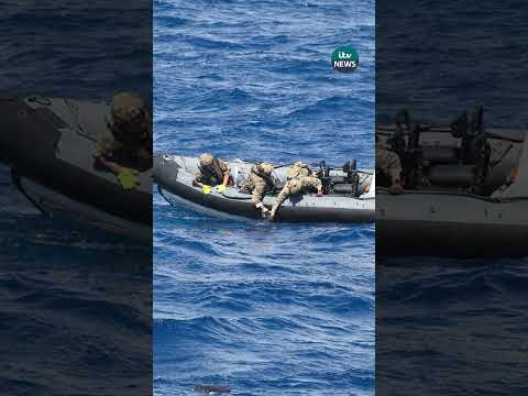 Royal Navy warship seizes more than £40m of cocaine in Caribbean Sea #itvnews